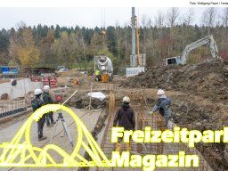 Aufbau des Themenbereichs „Sonnenbucht“ in FANTASIA (Dezember 2024)